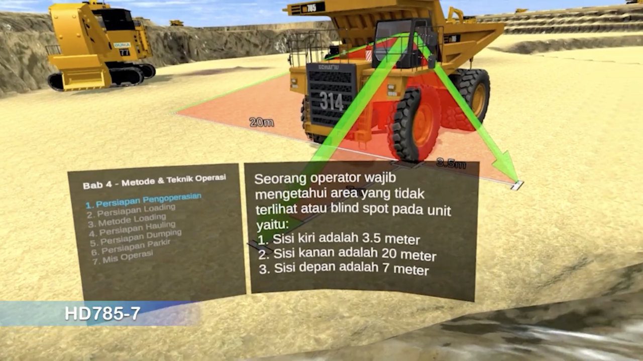Heavy Duty Mining Vehicles VR Training