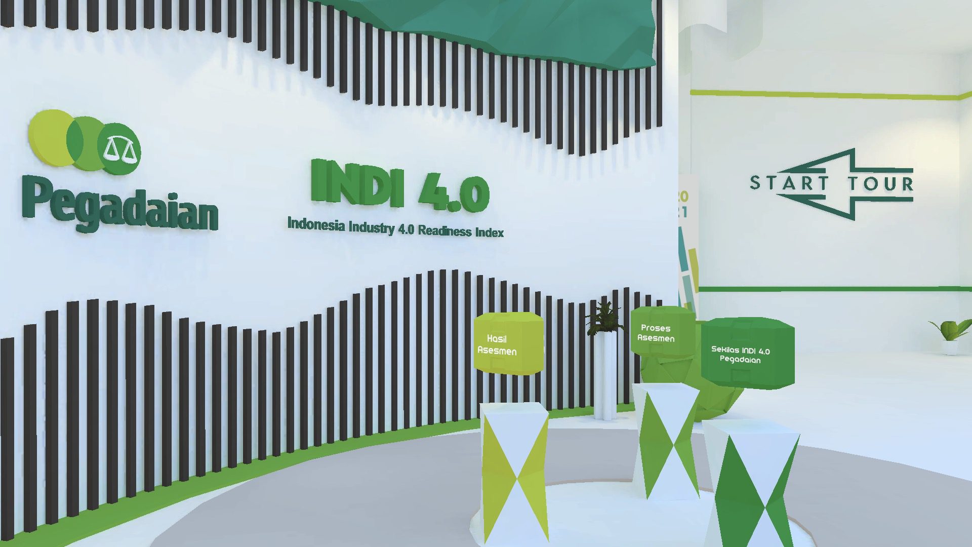 Pegadaian INDI 4.0 Virtual Museum 2 Pegadaian INDI 40 Lobby