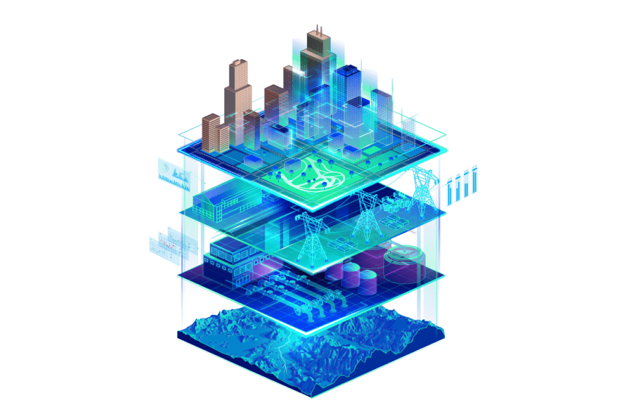 Digital Twin 2 Digital Twin Illustration