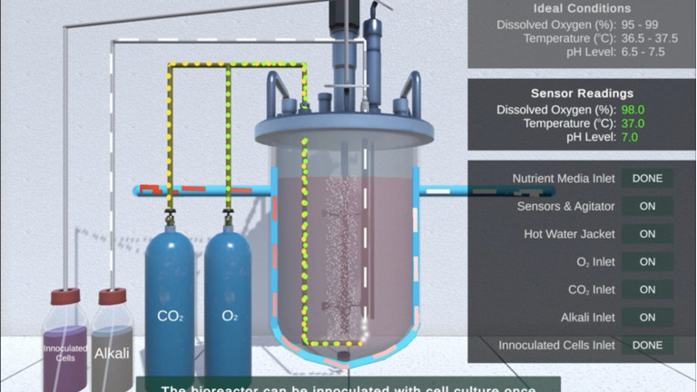 Tableting & Biopharmaceutical Interactive Simulation