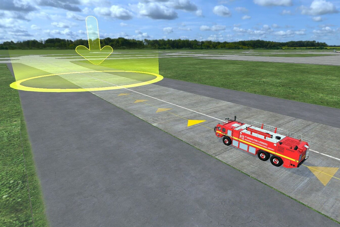 Case Study of Airport Rescue & Fire Fighting (ARFF) VR Simulation Training in Angkasapura II 10 ARFF Waypoint Training