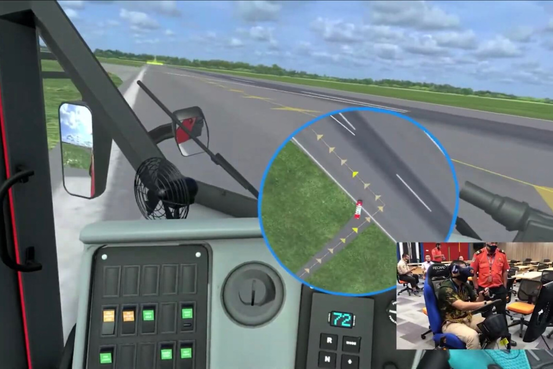 Case Study of Airport Rescue & Fire Fighting (ARFF) VR Simulation Training in Angkasapura II 17 ARFF Airport Familiarization Waypoint Training