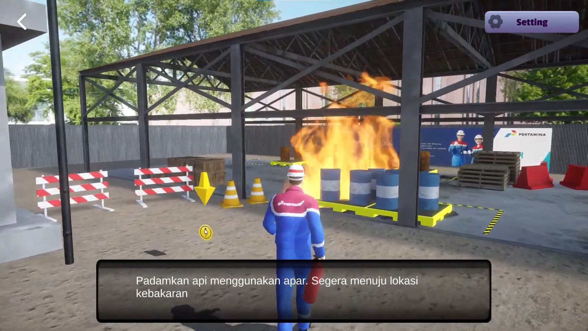 Pertamina Digital Reality Safety Training Pertamina Digital Reality Safety Training